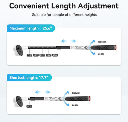 AMVR Adjustable Golf Club Attachment Compatible with Meta Quest 3S / Quest 3, Easy Ajustable Length