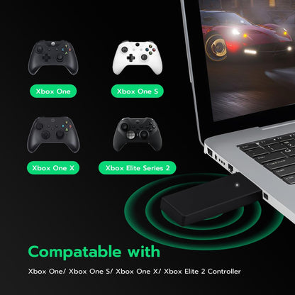 Mcbazel Wireless Adapter for Xbox One, Gaming Receiver Compatible with Windows 7, 8, 8.1, 10,11/ PC/Xbox One S&X/Xbox Elite 1/2