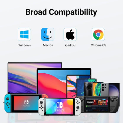 Switch Dock, 4K@60Hz Switch Docking Station 3 in 1 Switch Travel Dock with HDMI USB 3.0 PD100W Charing Port for Nintendo Steam Decck MacBook Laptop NOT for Switch2