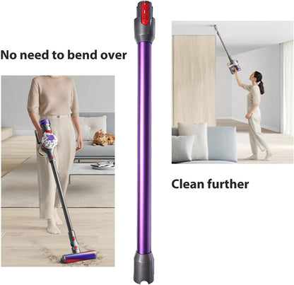 Quick Release Replacement Stick Extension Wand for Dyson V15 V11 V10 V8 V7 Cordless Vacuum Cleaner Accessories, Vacuums Attachment Extension Tube Replacement (Purple)