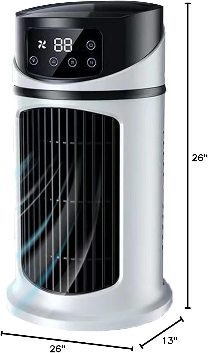Portable Air Conditioner Desk Cooling Fan Personal Air Cooler for Indoor Outdoor