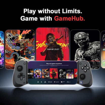 GameSir X5s Bluetooth Mobile Gaming Controller for Switch 2/Switch/Android/iPhone, Hall Effect Joystick, Lightweight Ergonomic Phone Controller- Play Genshin Impact & Zenless Zone Zero