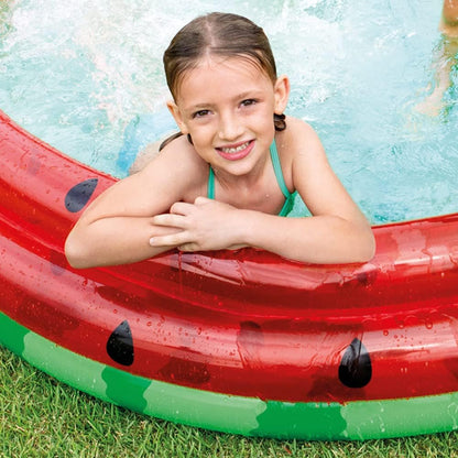 INTEX 58448NP - Watermelon Pool, 3-Ring, Ages 2+, Size 1.68mx38cm