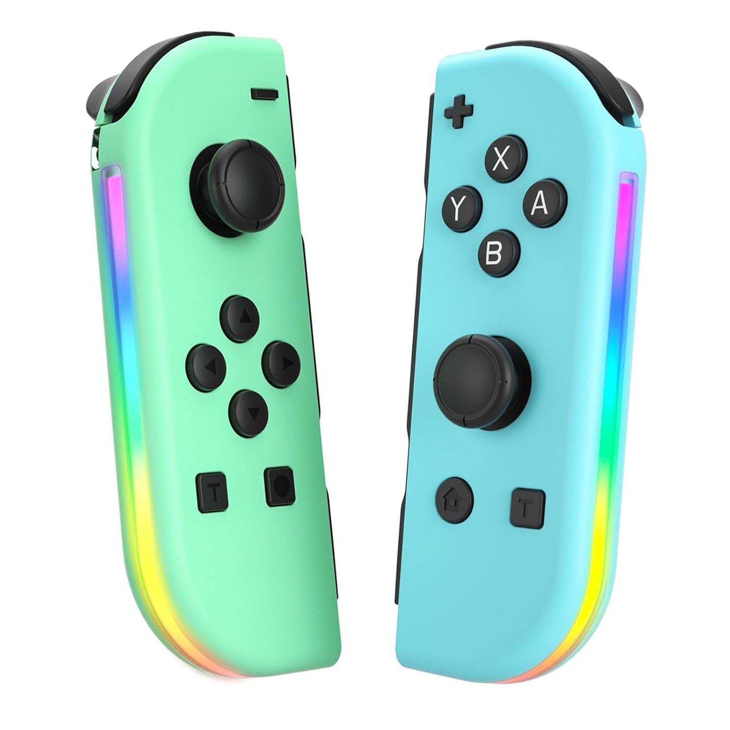 Wireless Left & Right Controllers Compatible with Nintendo Switch, Motion Control, Dual Vibration & Wake-Up Function (Gold)