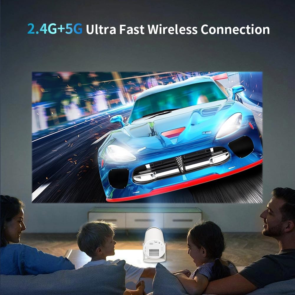 X10 Plus Retro handheld model with Projector, Plug and Play TV Video Game Stick, 4K HD Portable Projector with 10000+ Games, 2.4g Wireless Controllers, HDMI Output, WiFi