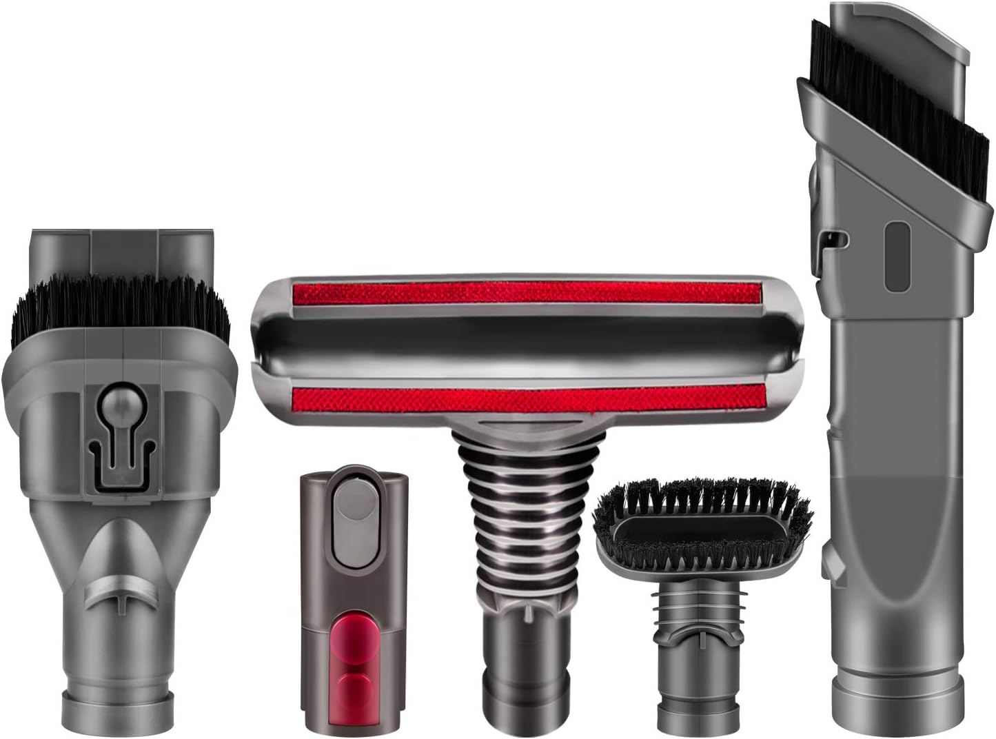 ARyee Replacement Parts - Replacement Attachments Tools Kit for Dyson V7 V8 V10 DC24 DC33 DC35 DC44 DC58 DC59 DC62 DC74 Cordless Vacuum Accessories (A Set of 5)