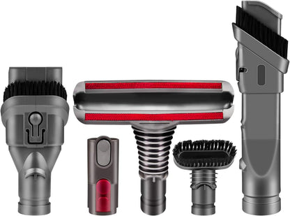 ARyee Replacement Parts - Replacement Attachments Tools Kit for Dyson V7 V8 V10 DC24 DC33 DC35 DC44 DC58 DC59 DC62 DC74 Cordless Vacuum Accessories (A Set of 5)