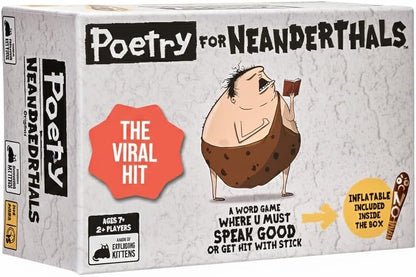 Exploding Kittens LLC Exploding Kittens Poetry for Neanderthals by Exploding Kittens - Card Games for Adults Teens & early-stage - Fun Family Games