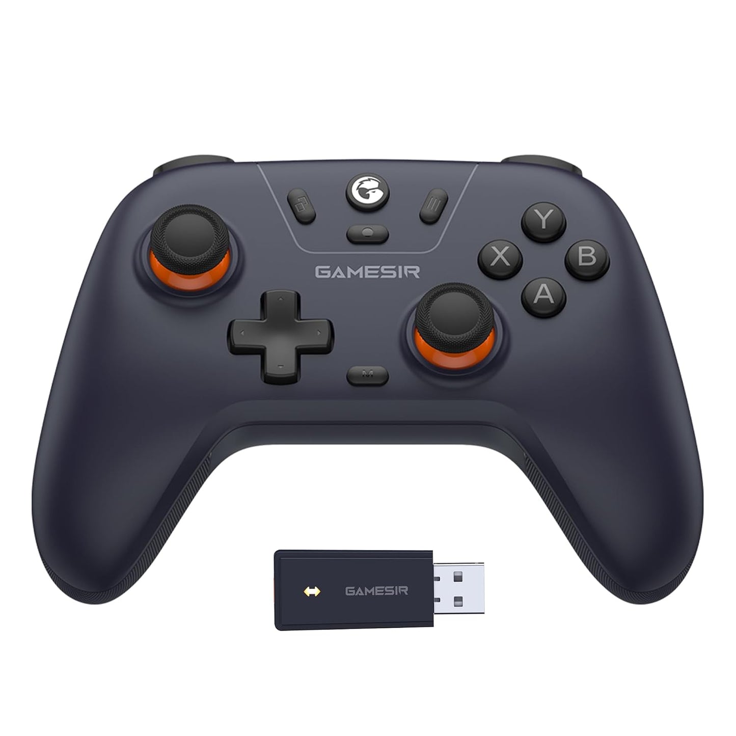 2.4G Wireless Bluetooth Game Controller Compatible with Windows PC, Nintendo Switch, Steam Deck, iPhone and Android, Hall Effect Triggers, Turbo, Dual Vibration, Purple