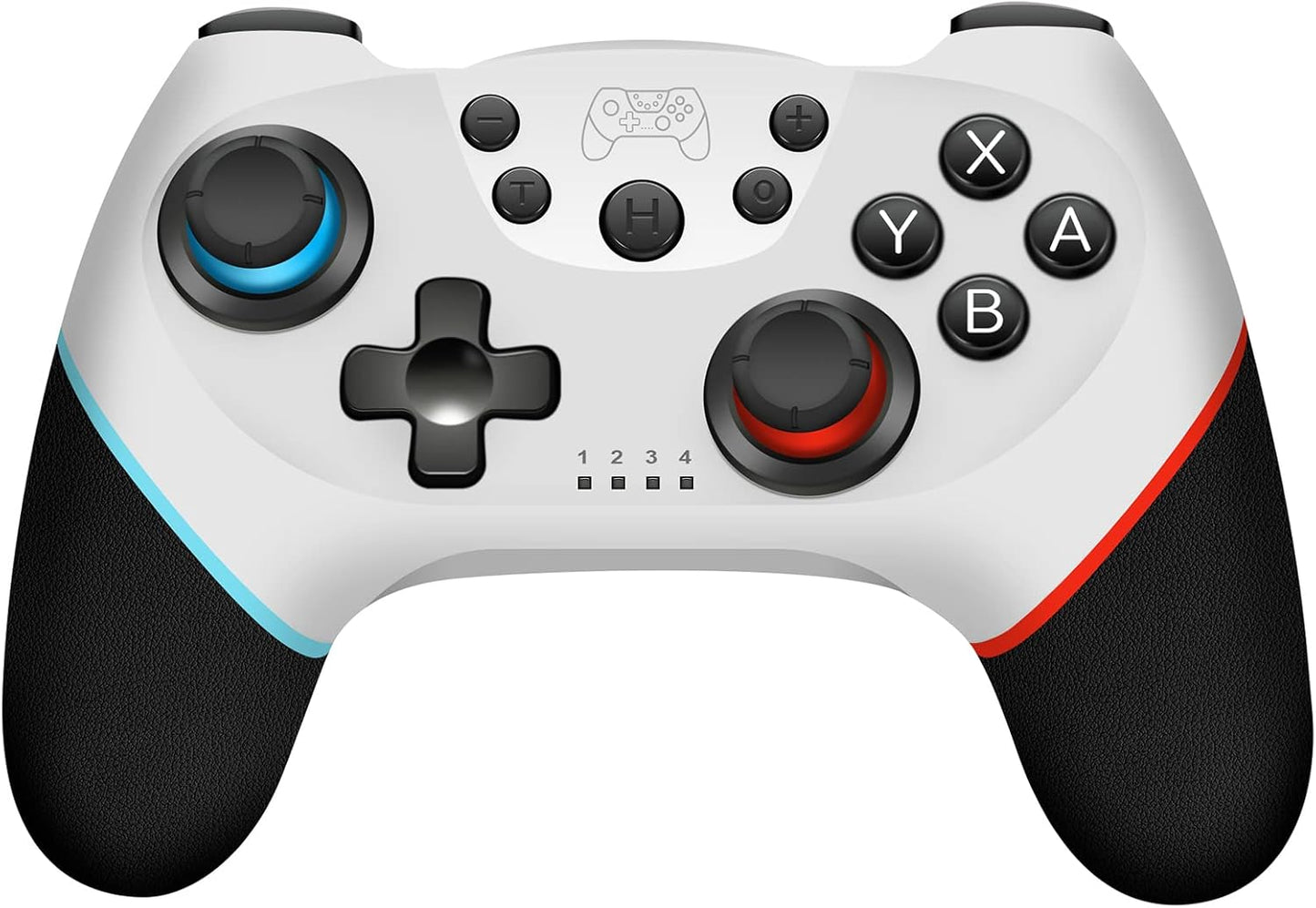 Zakgbxbig Wireless Pro Controller for Switch Lite, Controller for Switch Remote Gamepad Joystick, Turbo and Dual Vibration (White)