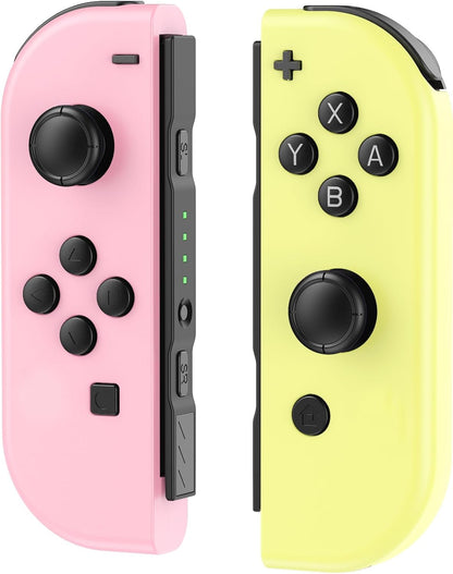 Wireless Controller Compatible with Nintendo Switch, Left & Right Game Controllers with Dual Vibration, Motion Control & Wake-Up Function