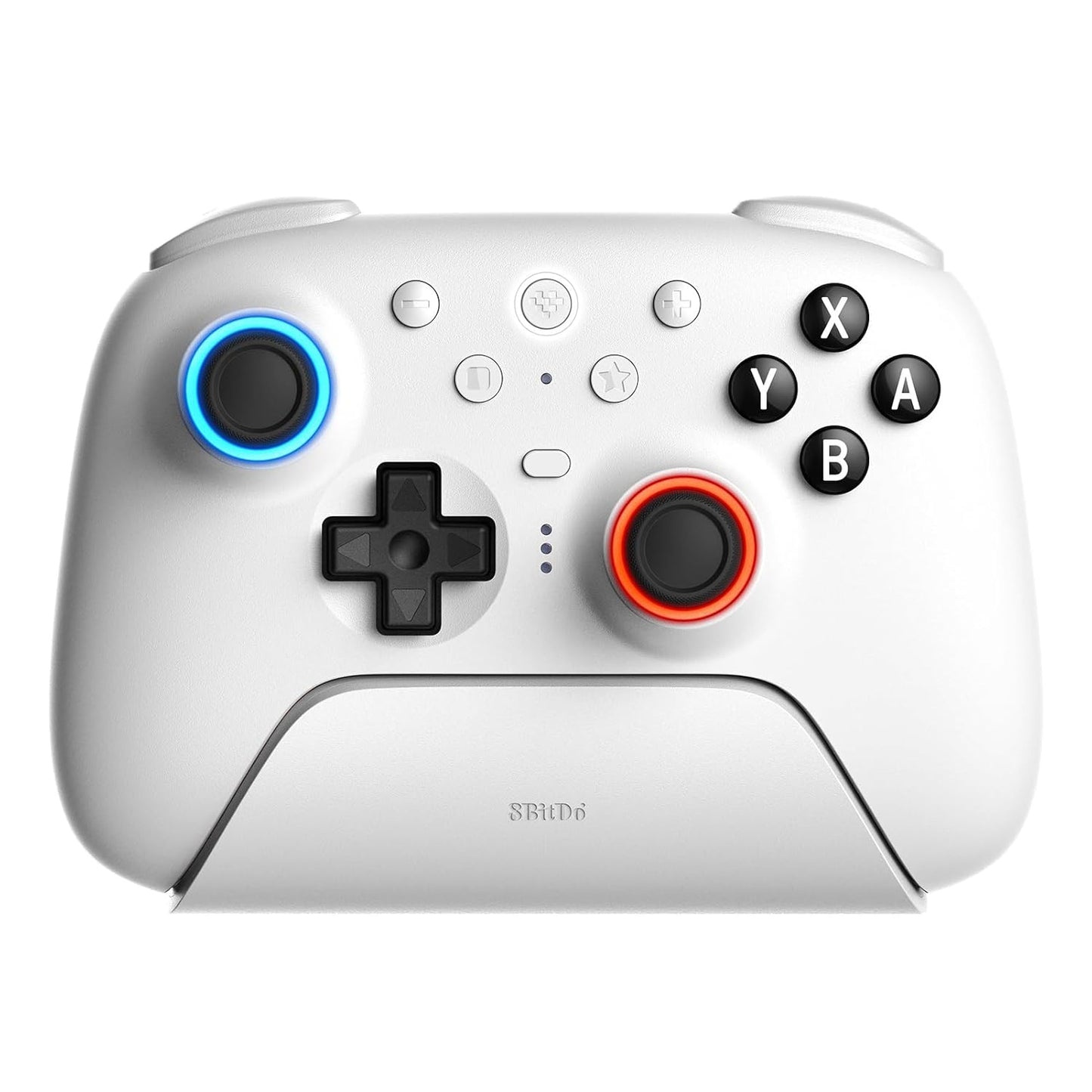 8BitDo Ultimate 2 Bluetooth Controller for Switch/Switch 2 & Windows PC, Switch Pro Controller with TMR Joysticks, Switchable Hall Effect/Tactile Triggers, Vibration and Motion Control - Black