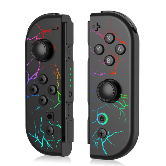 Wireless Left & Right Controllers Compatible with Nintendo Switch, Motion Control, Dual Vibration & Wake-Up Function (Gold)