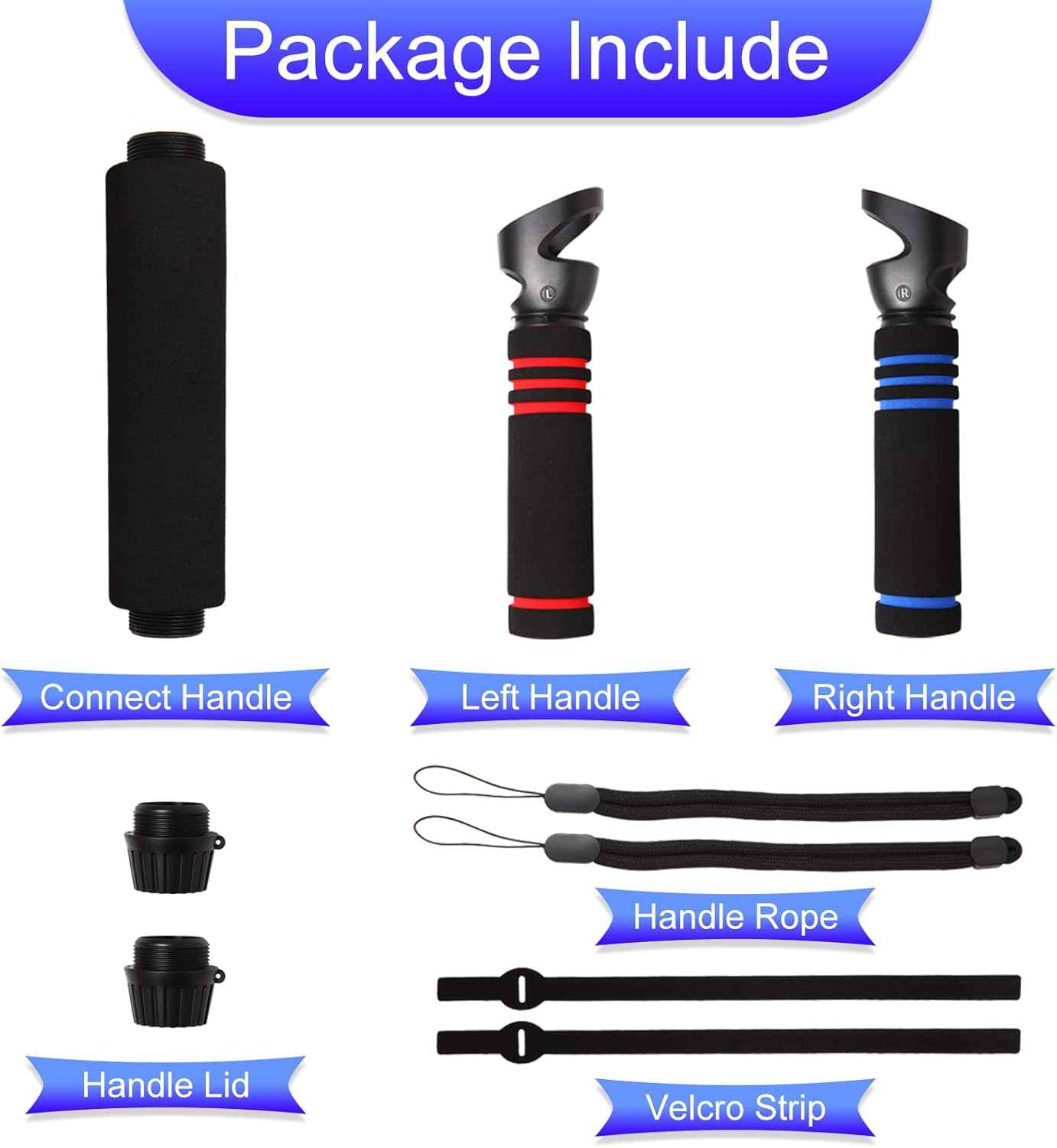 VR Beat Saber Handle Accessories and Long Stick Handle Extension Grips for Oculus Quest 2 Controllers, Also Suitable for Supernatural Training,Fruit Ninja,Blade & Sorcery and VR Game