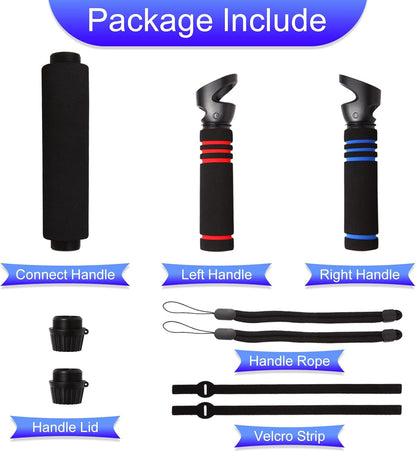 VR Beat Saber Handle Accessories and Long Stick Handle Extension Grips for Oculus Quest 2 Controllers, Also Suitable for Supernatural Training,Fruit Ninja,Blade & Sorcery and VR Game