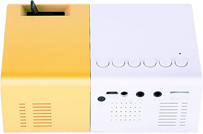 Home Theater, 5 X 3.2 X 1.9In Portable Practical Mini Projector, for Camping(U.S. Standard (110V-240V))
