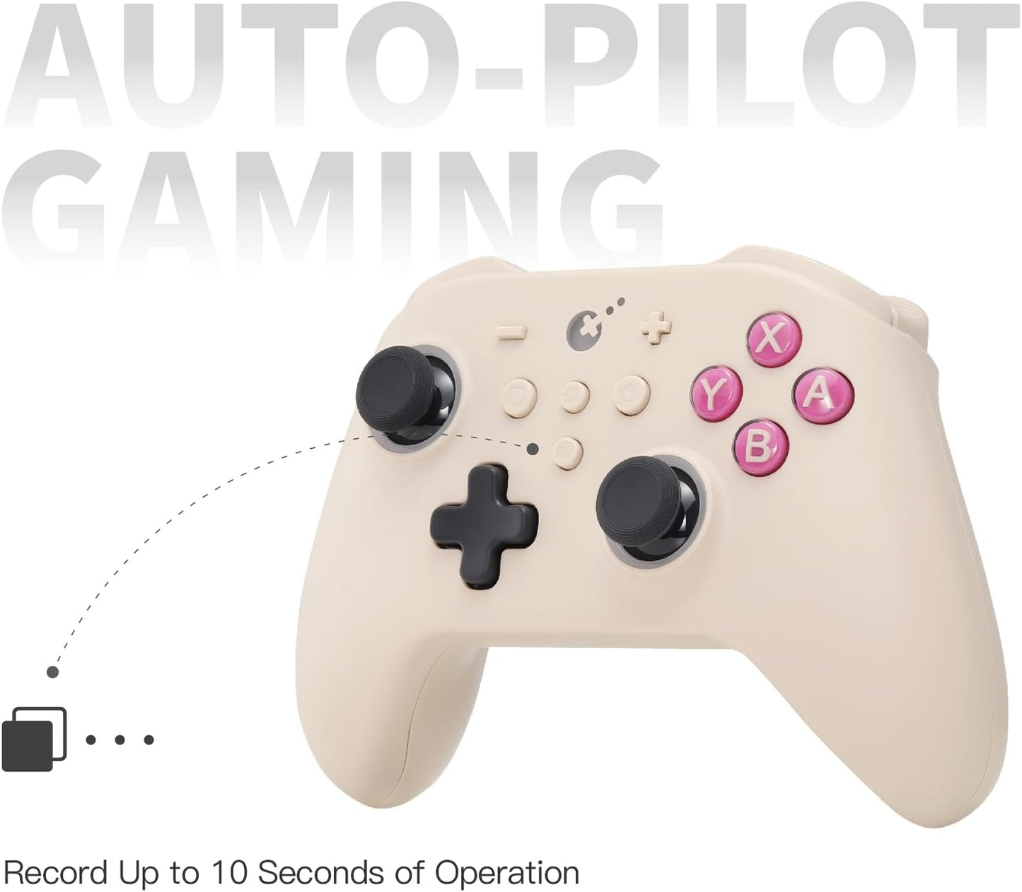 GuliKit KK3 PRO Controller Kingkong 3 Pro Switch Controller (No Drift) for Switch/PC/Android/MacOS/IOS with Hall Joysticks and Triggers, Maglev/Rotor/HD Vibration (GB RETRO) [video game]
