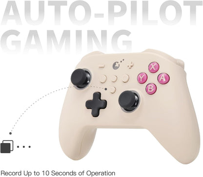 GuliKit KK3 PRO Controller Kingkong 3 Pro Switch Controller (No Drift) for Switch/PC/Android/MacOS/IOS with Hall Joysticks and Triggers, Maglev/Rotor/HD Vibration (GB RETRO) [video game]
