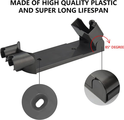 Improvedhand Docking Station Accessory Wall Mount Compatible with Dy.Son V7 V8 Cordless Vacuum Cleaner, Plastic, Dark Grey, 15cm x 6cm, Adapter, Vacuum Dock