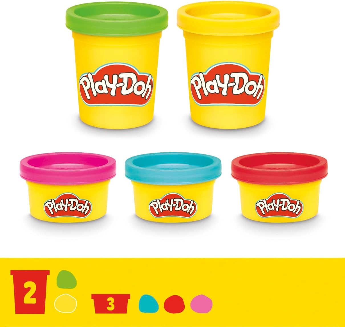 Play-Doh Swirlin' Smoothies Toy Blender Playset, Play Kitchen Appliances, Kids Arts and Crafts Toys for Ages 3+, Pretend Play Toy for Unisex