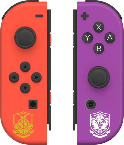 Wireless Game Controllers for Switch, Left and Right Replacement Controllers, Motion Control, Dual Vibration, Wake-Up Function, Ergonomic Grip