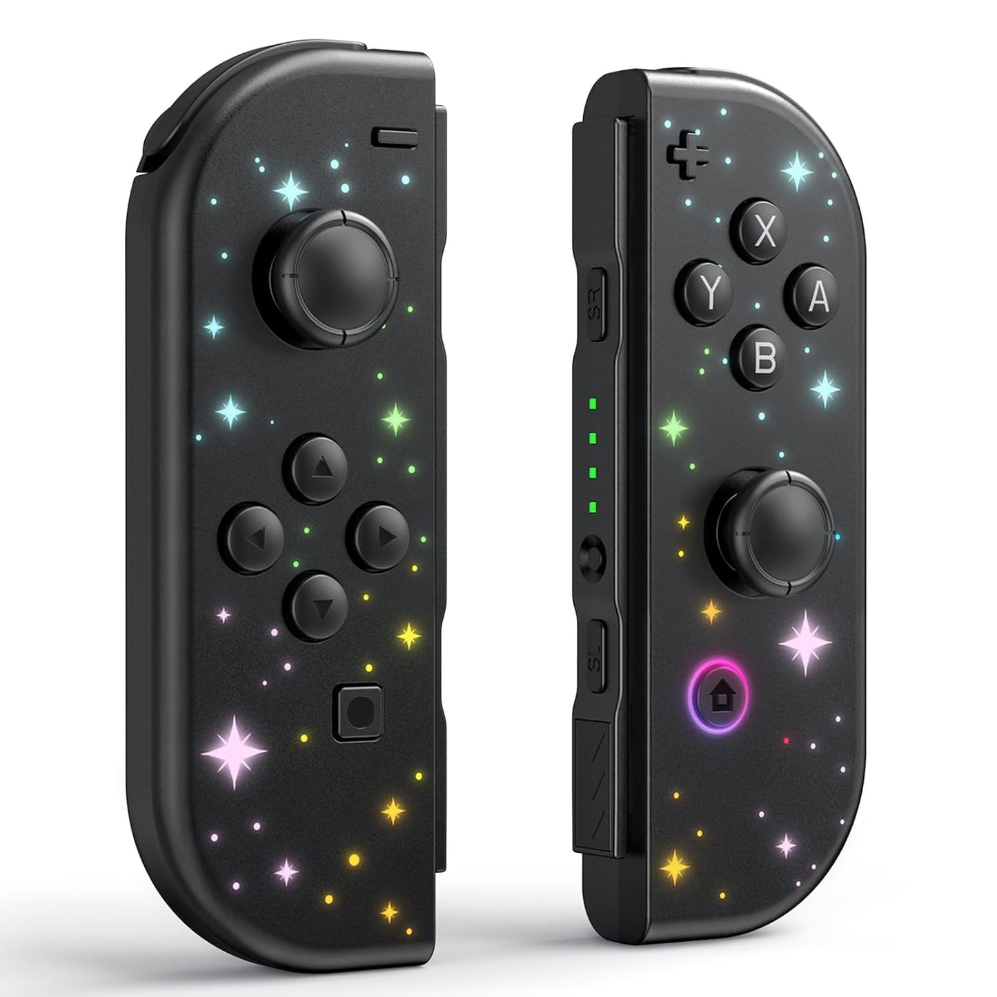 Wireless Controller Compatible with Nintendo Switch, Left & Right Game Controllers with Dual Vibration, Motion Control & Wake-Up Function
