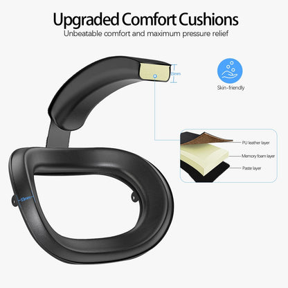 Head Strap for Meta Quest 2 VR Headset Elite Strap Adjustable Soft Cushion Headstrap Oculus Quest 2 Replacement Wihte & Gold