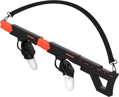 LICHIFIT snap-fit VR Machine blaster/Pistol Model Controller Holder for Meta Quest 3 Handle Quick Release blasterstock Bracket Stand for Oculus Quest 3 Shooting Game Accessories