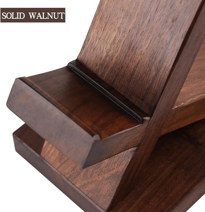Wooden Controller Stand with Headphone Holder, Game Controller Holder, Video Game Controller Holder for Desk, Controller & Headset Stand, Wooden Headphone Stand