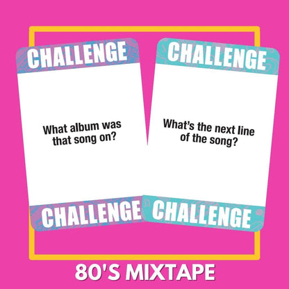 80'S Mixtape Hip Hop, R & B, Funk and Pop Music Trivia Card Game