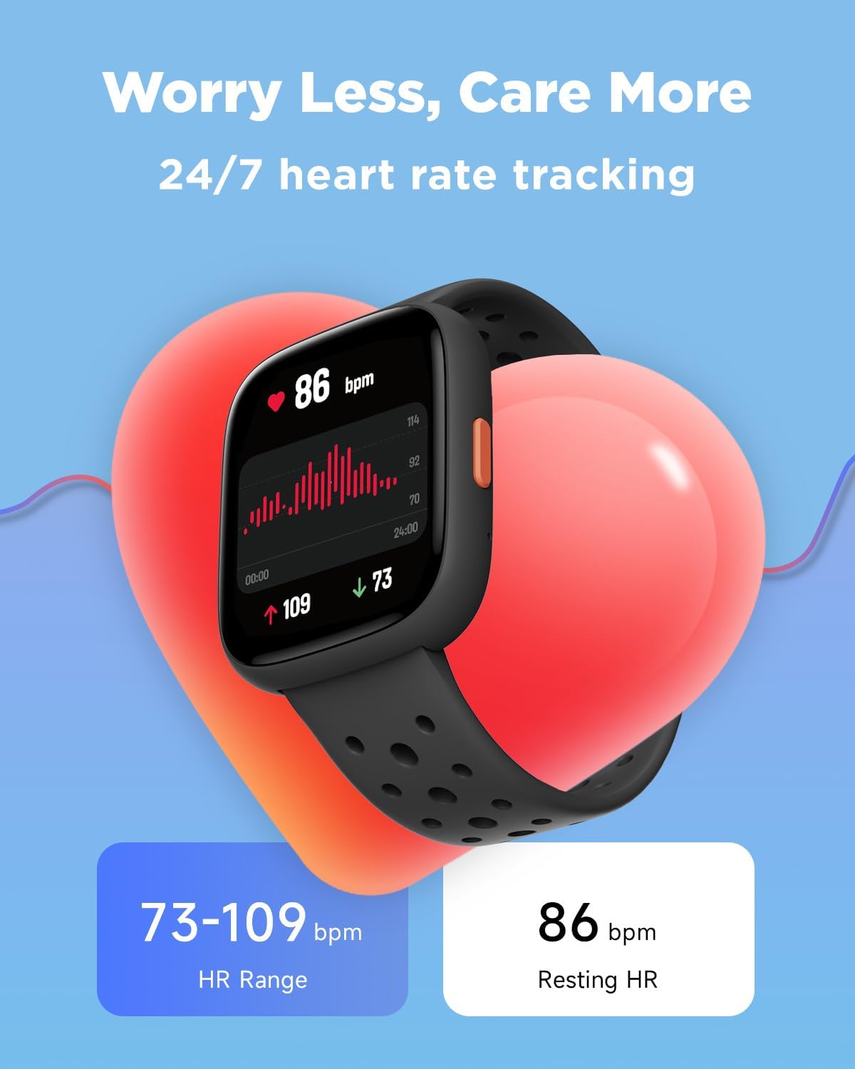BIGGERFIVE Smart Watch for Kids No APP No Phone Needed, 1.8" Fitness Tracker Watch Pedometer, Sleep Monitor, IP68 Waterproof, Step Counter, Puzzle Games for Girls Boys Teens 5-16, Black