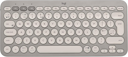 Logitech K380 Multi-Device Bluetooth Wireless Keyboard with Easy-Switch for Up to 3 Devices, Slim, 2 Year Battery-PC, Laptop, Windows, Mac, Chrome OS, Android, iPadOS, Apple TV, Dark Grey