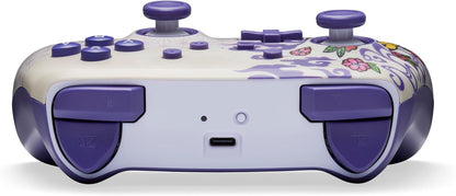 PowerA Enhanced Wireless Controller for Nintendo Switch, Switch Lite & OLED Model, Rechargeable Bluetooth Gamepad with up to 30 Hours of Play Time, Official: Pokémon Blossom