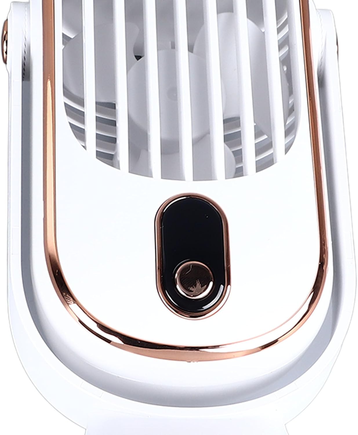 Table Tower Fan Portable USB Electric Cooling Fan with 5 Speeds Brushless Motor Standing Fans for Car Home Office (White)