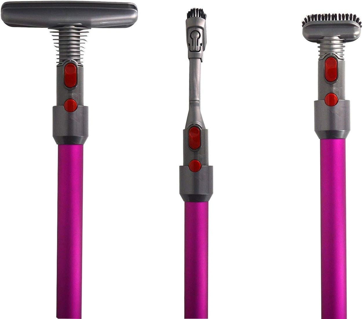 ARyee Replacement Parts - Replacement Attachments Tools Kit for Dyson V7 V8 V10 DC24 DC33 DC35 DC44 DC58 DC59 DC62 DC74 Cordless Vacuum Accessories (A Set of 5)
