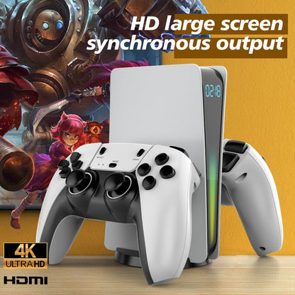 Retro handheld model – 2025 Upgraded Mini Plug and Play Video Game System with 10K+ Classic Games, 12 Emulators, 2 Wireless 2.4G Controller, 4K HD Output