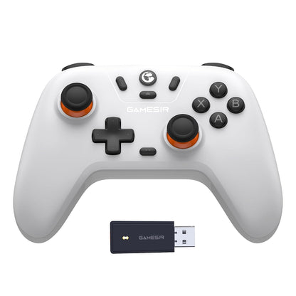 2.4G Wireless Bluetooth Game Controller Compatible with Windows PC, Nintendo Switch, Steam Deck, iPhone and Android, Hall Effect Triggers, Turbo, Dual Vibration, Purple