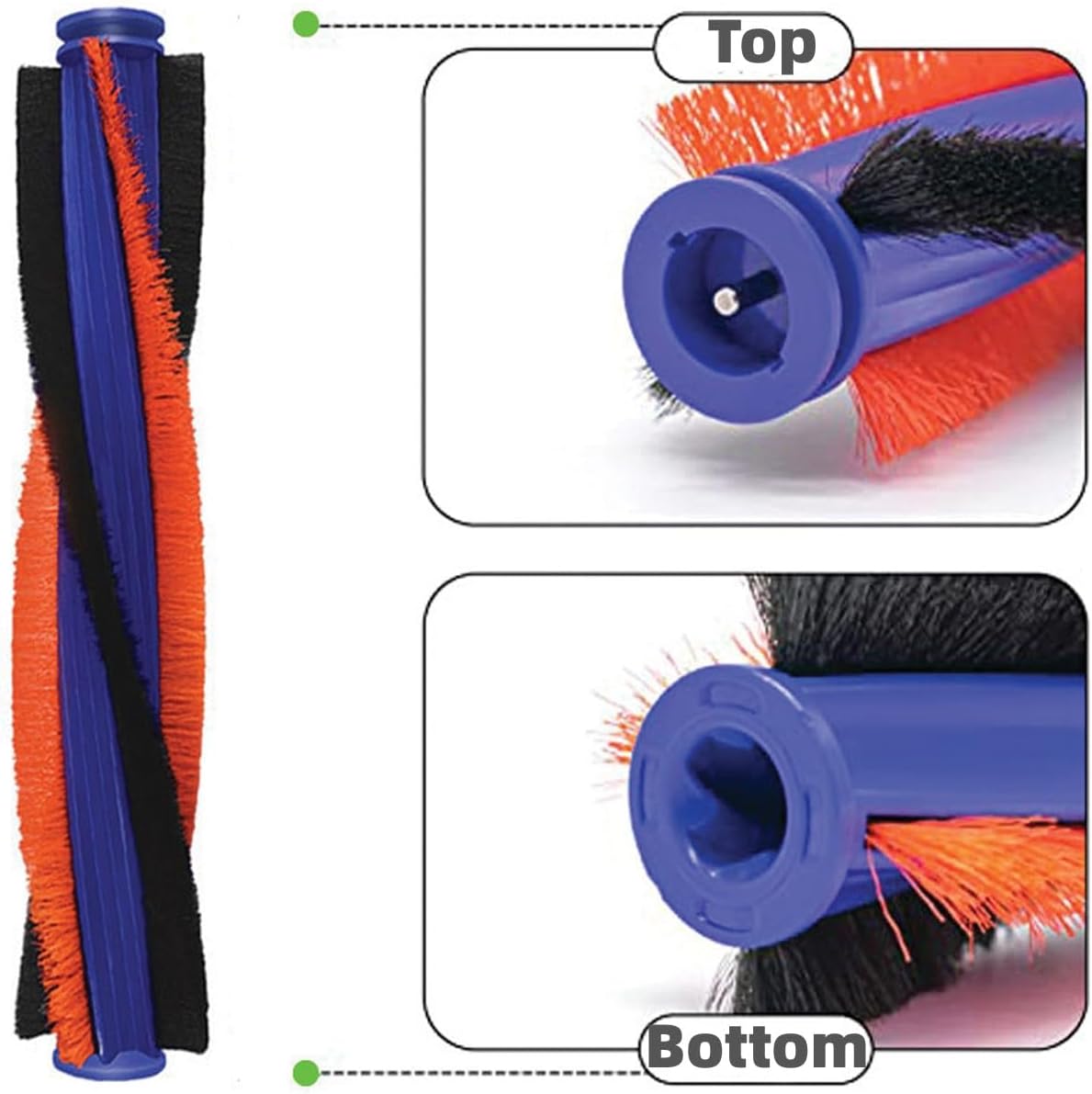 Replacement Roller Cleaner Head Fits for Dyson DC28 DC37 DC52 DC53 DC54 DC78 DC54 CY18 CY22 CY23 Vacuum Cleaner Accessories, Roller Brush Bar Cleaning Brush Replacement，1 Main Brush (241 x 25mm)