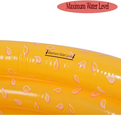 Kiddie Pool, Watermelon Hamburger Ice Cream Inflatable Pool, Water Pool in Summer, Pit Ball Pool of 45 Inches