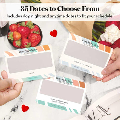 Romantic Couples Gift - Fun & Adventurous Date Night Box - Scratch Off Card Game with Exciting Date Ideas for Couple: Girlfriend, Boyfriend, Newlywed, Wife or Husband.