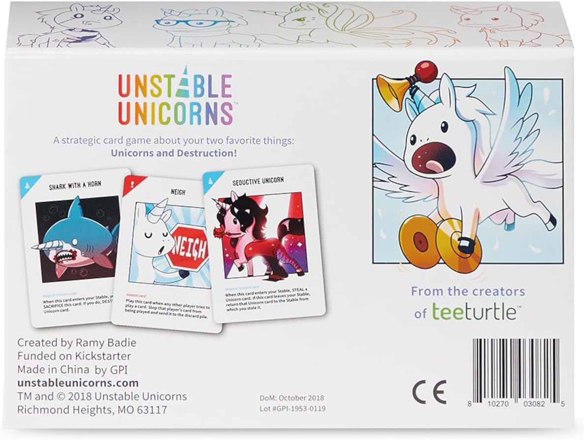 Unstable Unicorns Unstable Unicorns Board Game