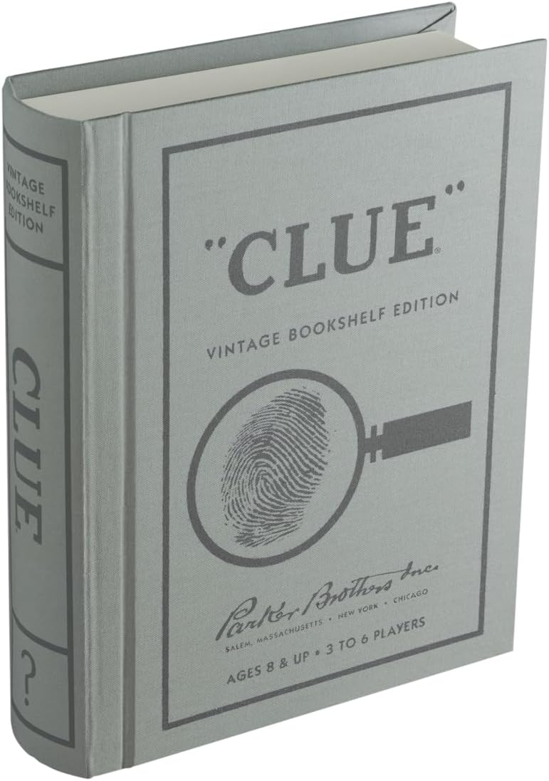 Clue Vintage Bookshelf Edition Board Game