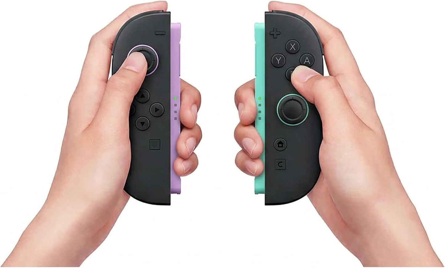 Wireless Controller Compatible with Nintendo Switch, Left & Right Game Controllers with Dual Vibration, Motion Control & Wake-Up Function