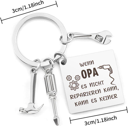 Grandpa Gift, Grandpa Keyring, Cool Gifts for Grandpa Gift, Christmas, Best Grandpa Gift, Birthday, Meaningful Gift for Grandpa from Grandson Granddaughter Father's Day Gifts for Grandpa Valentine's