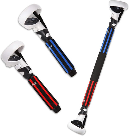 For Oculus Quest 2 Accessories VR Games Handles Extension Grips,2 in 1 Upgraded Multipurpose VR Game Beat Saber Handles for Playing Beat Saber Game