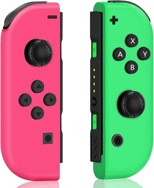 Wireless Controller Compatible with Nintendo Switch, Left & Right Game Controllers with Dual Vibration, Motion Control & Wake-Up Function