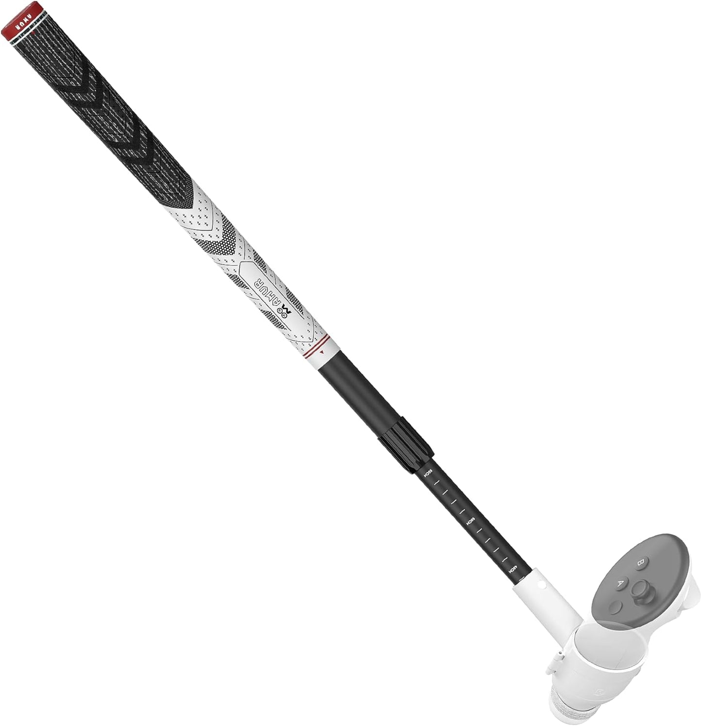 AMVR Adjustable Golf Club Attachment Compatible with Meta Quest 3S / Quest 3, Easy Ajustable Length