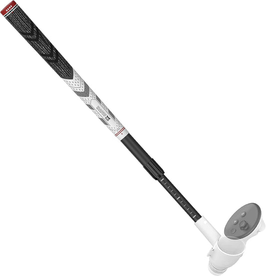 AMVR Adjustable Golf Club Attachment Compatible with Meta Quest 3S / Quest 3, Easy Ajustable Length