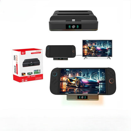 Universal Charging Dock for Nintendo Switch OLED/Switch/Switch 2 & Pro Controller, Dual Charging Station with LED Indicator