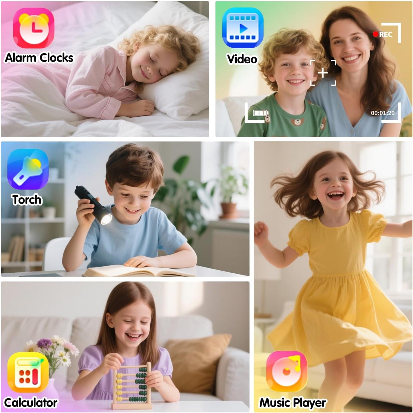 Kids Smart Watch Boys Girls Watch Toddler Watch Birthday Gifts for 6-10 Years Old Boys Toys for 3-8 Year Old Boys